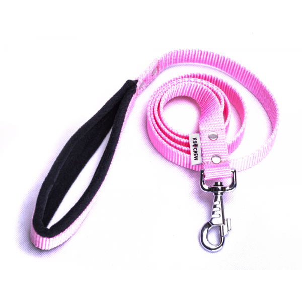 2cm Comfort Fleece Lead 150cm – Baby Pink