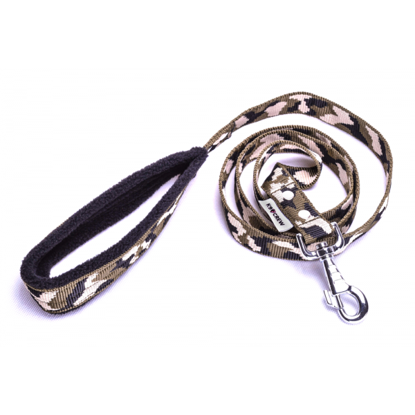 2cm Comfort Fleece Lead 150cm – Jungle Camo