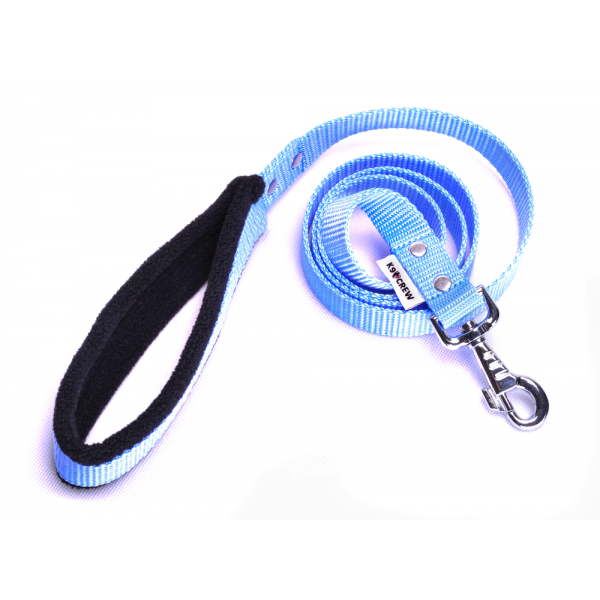 2.5cm Comfort Fleece Lead 150cm-Baby Blue