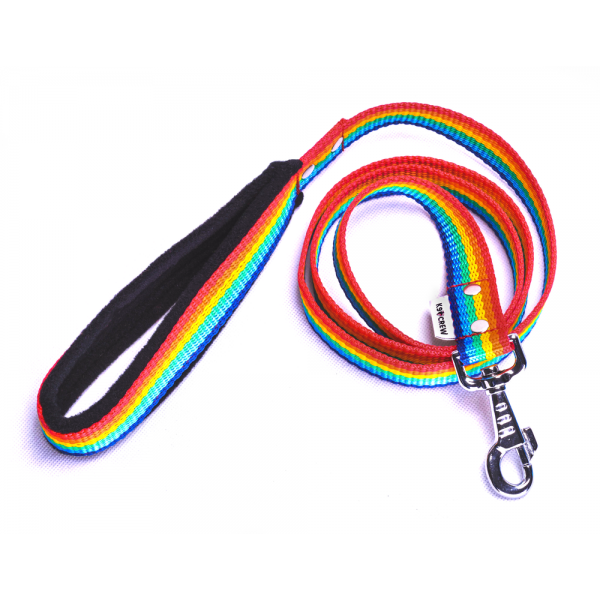 2cm Comfort Fleece Lead 150cm – Rainbow