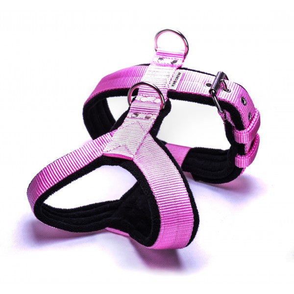 4cm Baby Pink Fleece Comfort Harness