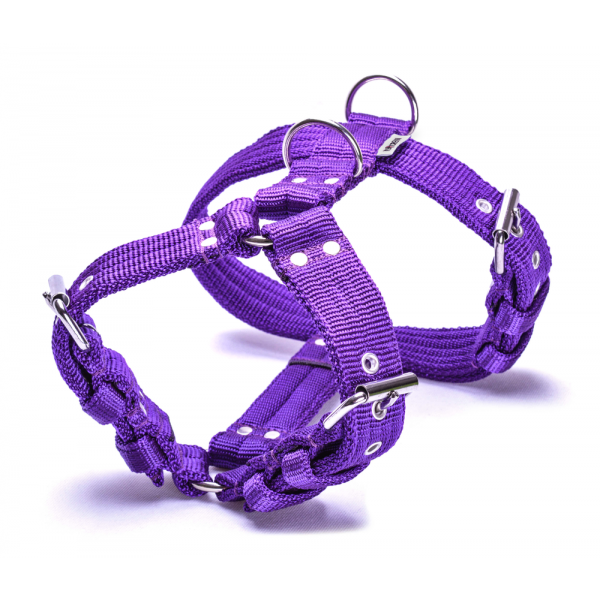 4cm Purple Triple Harness