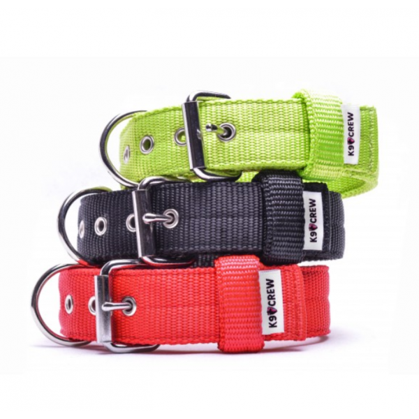 4cm Black Triple Kennel Collar