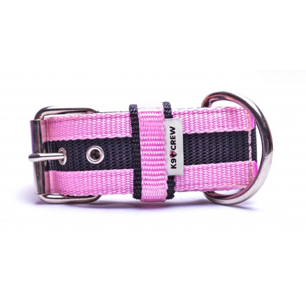 Mega Strip Collar – Baby Pink