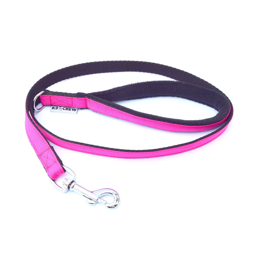 K9 Crew 2.5cm Pink Walking Lead-110cm