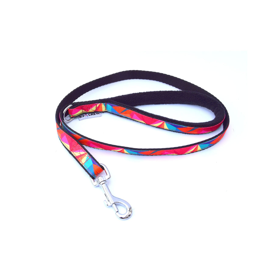 K9 Crew 2.5cm Rainbow Walking Lead-110cm