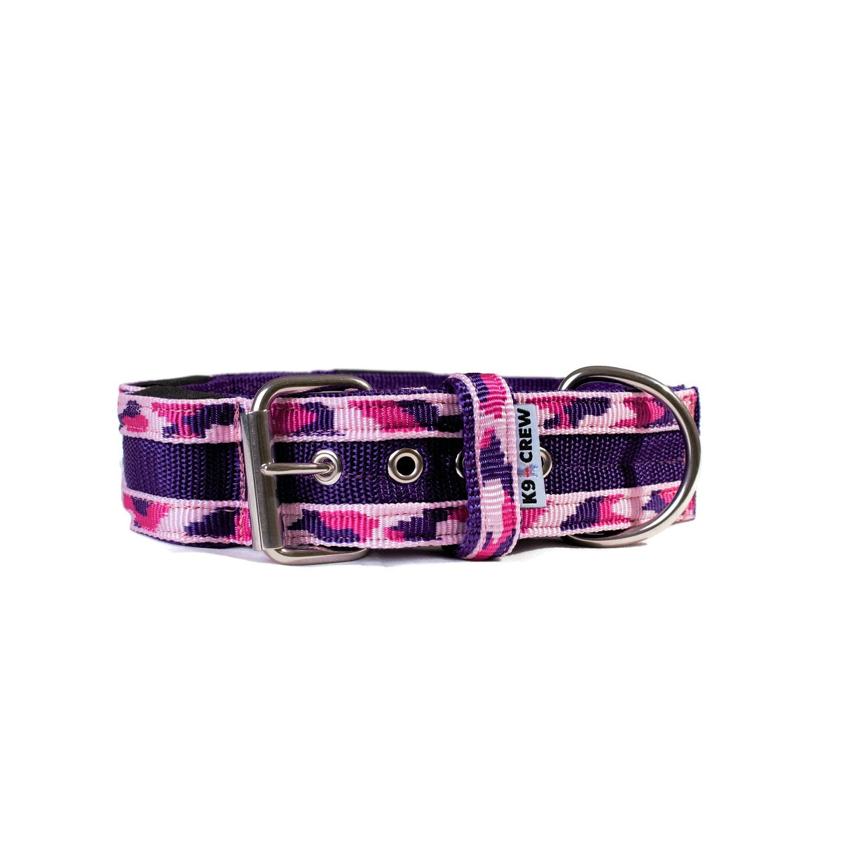 Mega Weight Strip Collar – Purple/ Pink Camuflage