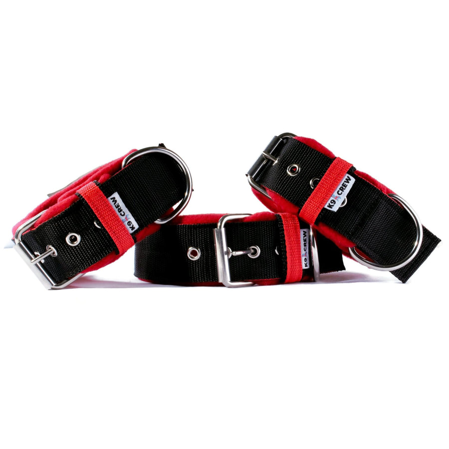 Mega Comfort Sandwich Collar Black-Red