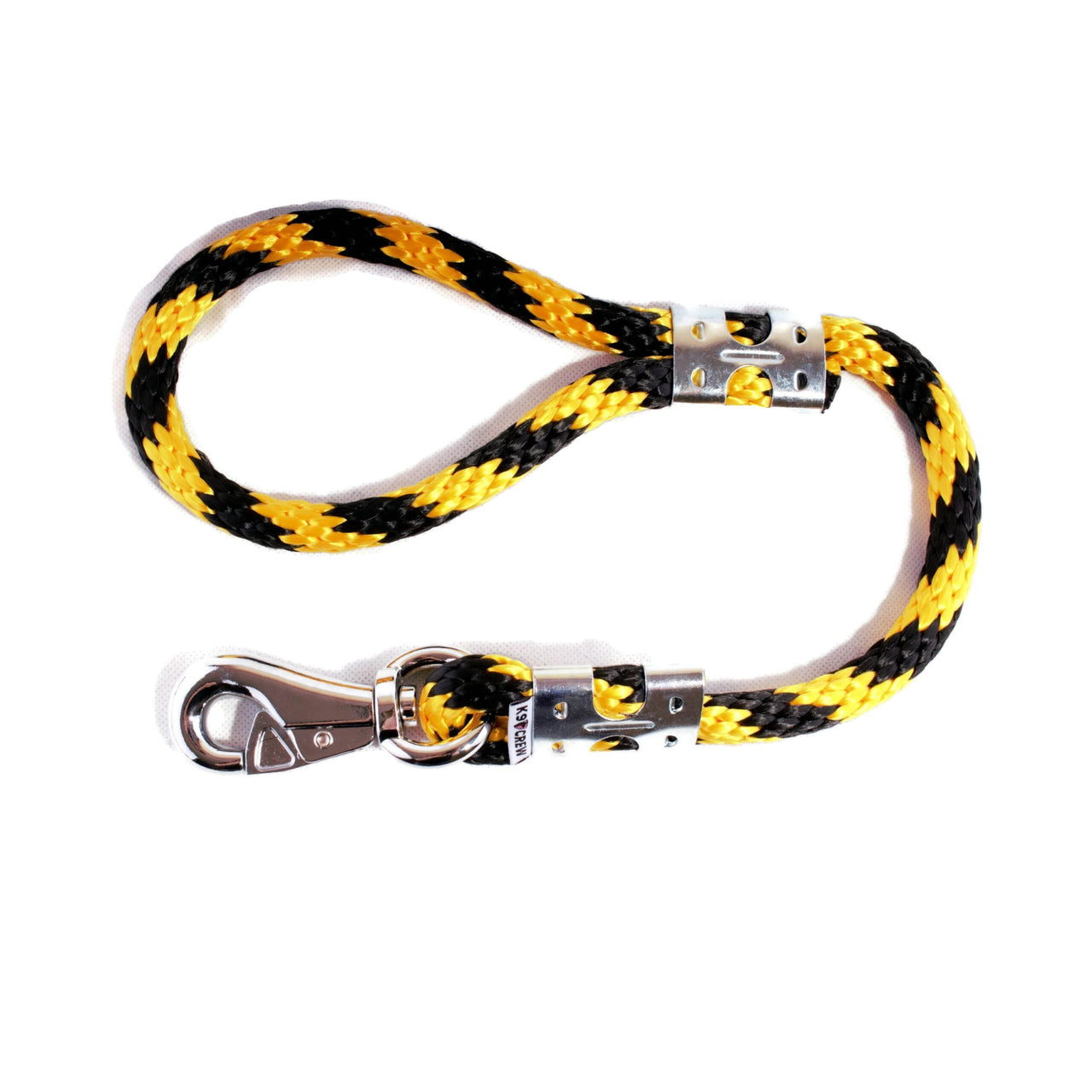 Rope Lead 65cm – Yellow & Black