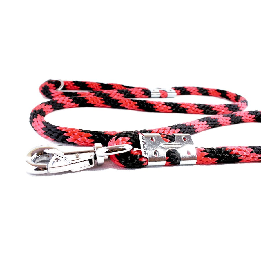 Rope Lead 180cm – Red & Black