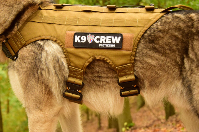 K9 CREW Molle Tactical Coyote Harness