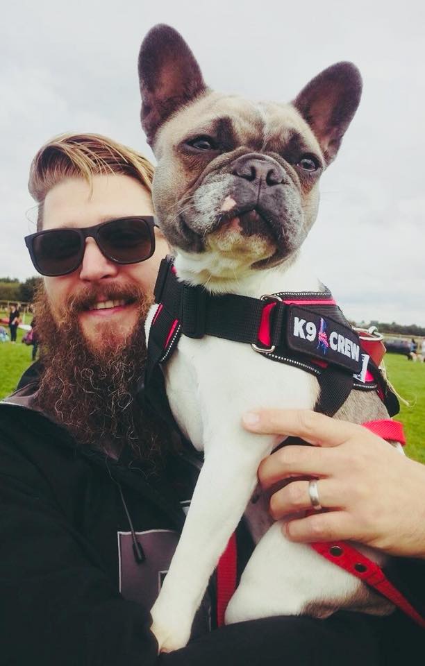 K9 CREW Red Harness-XSmall-4699