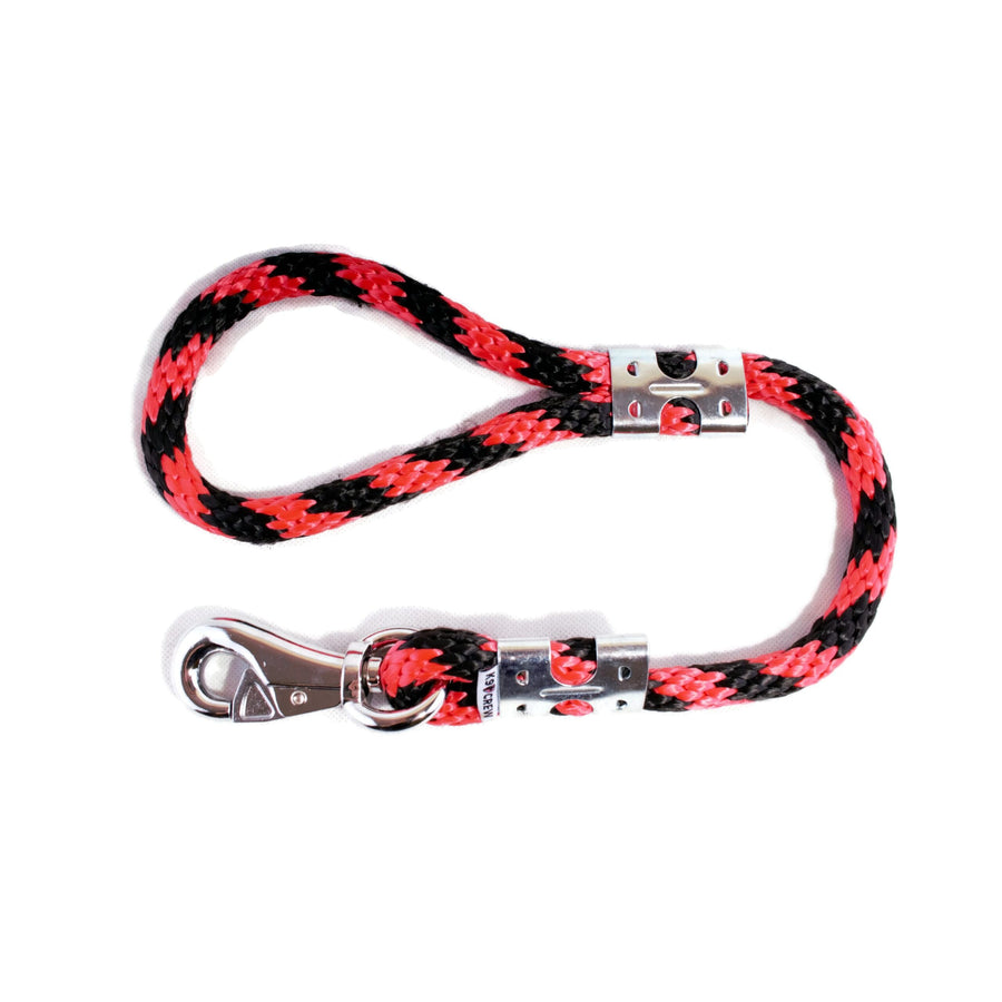 Rope Lead 65cm – Red & Black